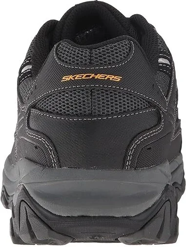 SKECHERS Afterburn M. Fit Men's Lace up casual Shoes Black : 8.5 4E - Extra Wide, Synthetic - Image 5