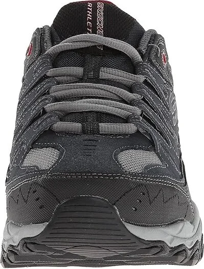 SKECHERS Afterburn M. Fit Men's Lace up casual Shoes Navy : 8 4E - Extra Wide, Leather/Synthetic - Image 6