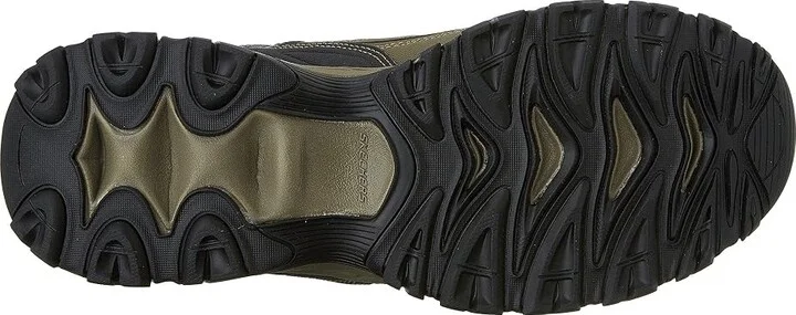 SKECHERS Afterburn M. Fit Men's Lace up casual Shoes Pebble/Black/Pebble : 6.5 D - Medium, Leather/Synthetic - Image 4