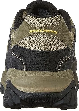 SKECHERS Afterburn M. Fit Men's Lace up casual Shoes Pebble/Black/Pebble : 6.5 D - Medium, Leather/Synthetic - Image 5