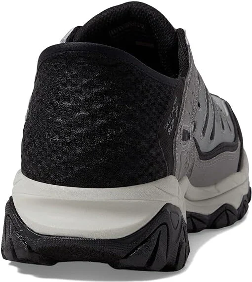 SKECHERS Afterburn M. Fit Ridgeburn Hands Free Slip-Ins Men's Shoes Gray/Black : 7 D - Medium, Leather/Textile - Image 4