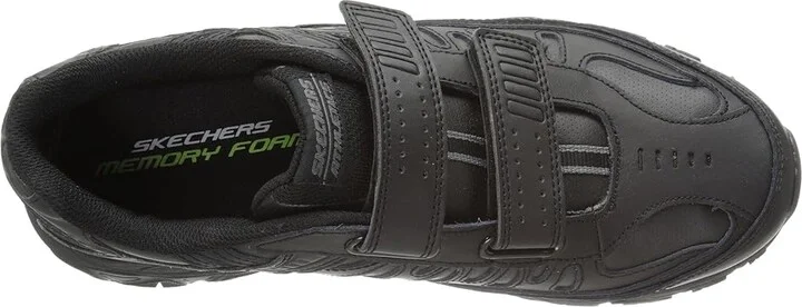 SKECHERS Afterburn Memory Fit - Final Cut Men's Lace up casual Shoes Black : 7 D - Medium, Synthetic - Image 3