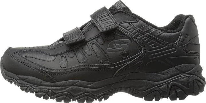 SKECHERS Afterburn Memory Fit - Final Cut Men's Lace up casual Shoes Black : 7 D - Medium, Synthetic - Image 7