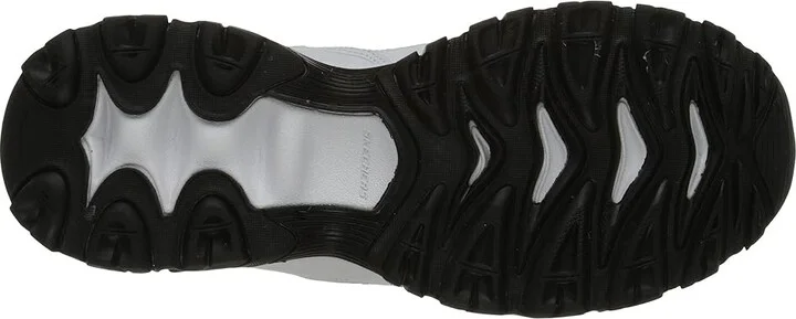 SKECHERS Afterburn Memory Fit - Final Cut Men's Lace up casual Shoes White/Navy : 7 D - Medium, Synthetic - Image 4