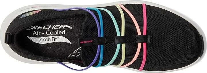 SKECHERS Arch Fit 2.0 Colorful Road Women's Shoes Black : 6 B - Medium, Rubber - Image 2
