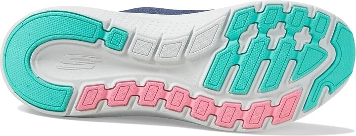 SKECHERS Arch Fit 2.0 Easy Chic Hands Free Slip-Ins Women's Shoes Navy Turquoise : 9.5 B - Medium, Textile - Image 3