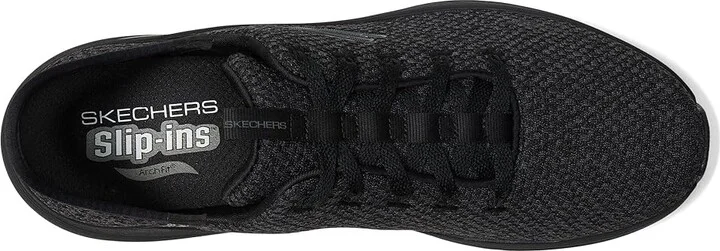 SKECHERS Arch Fit 2.0 Look Ahead Hands Free Slip-In Men's Shoes Black/Black : 11 D - Medium, Synthetic - Image 2