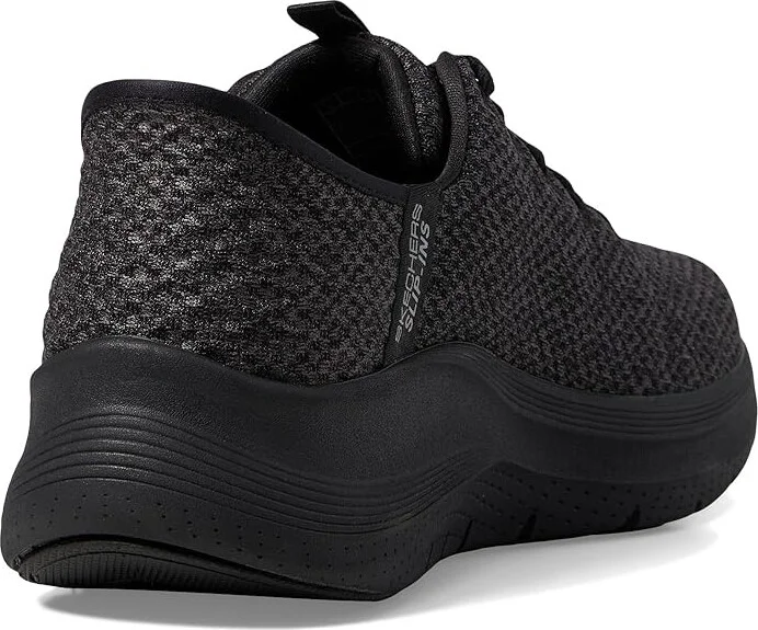 SKECHERS Arch Fit 2.0 Look Ahead Hands Free Slip-In Men's Shoes Black/Black : 11 D - Medium, Synthetic - Image 4