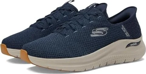 SKECHERS Arch Fit 2.0 Look Ahead Hands Free Slip-In Men's Shoes Navy : 7 4E - Extra Wide, Synthetic
