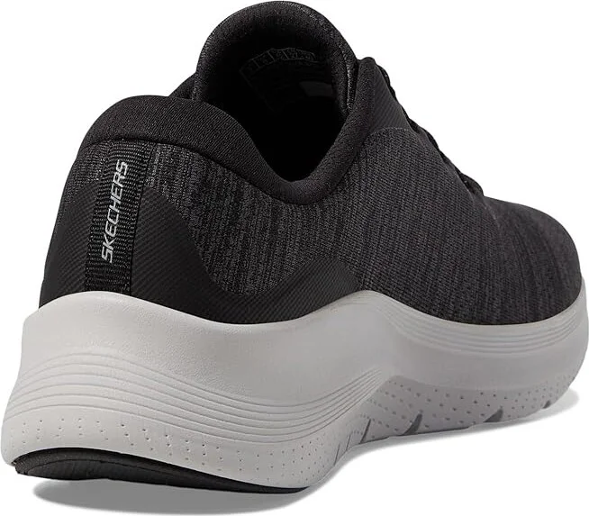 SKECHERS Arch Fit 2.0 Upperhand Men's Shoes Black/Gray : 8.5 4E - Extra Wide, Synthetic - Image 4