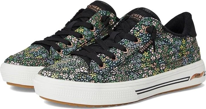 SKECHERS Arch Fit Arcade - Flowa Powa Women's Shoes Black : 7 B - Medium, Rubber