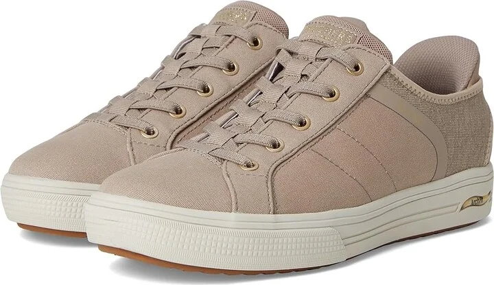 SKECHERS Arch Fit Arcade-Forever Cozy Hands Free Slip-Ins Women's Shoes Taupe : 7 D - Wide