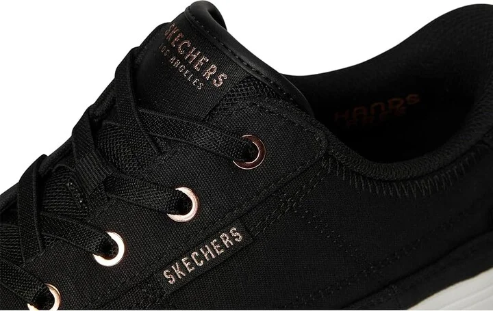 SKECHERS Arch Fit Arcade-See Ya There Hands-Free Slip-Ins Women's Shoes Black : 5.5 B - Medium, Canvas - Image 7