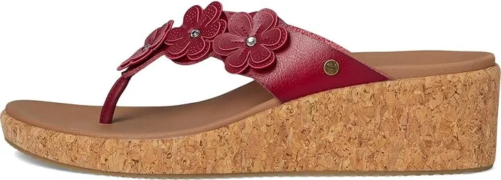 SKECHERS Arch Fit Beverlee - Rare Blossom Women's Sandals Red : 5 B - Medium, Rubber/Synthetic - Image 6