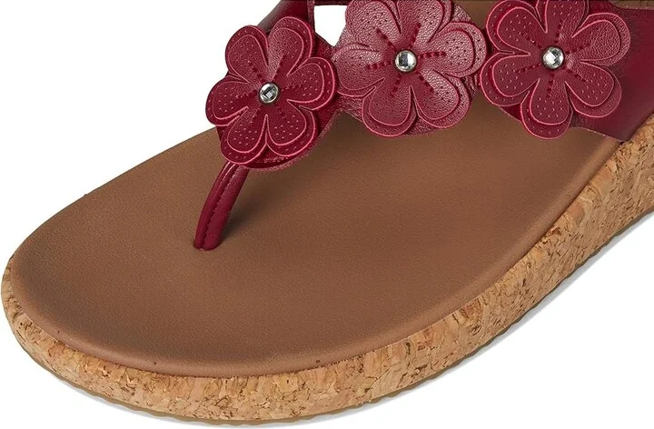 SKECHERS Arch Fit Beverlee - Rare Blossom Women's Sandals Red : 5 B - Medium, Rubber/Synthetic - Image 7