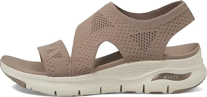 SKECHERS Arch Fit - Brightest Day Women's Shoes Mocha : 7 B - Medium, Synthetic - Image 5