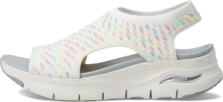 SKECHERS Arch Fit - Catchy Wave Women's Shoes White : 5 B - Medium - Image 5