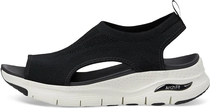 SKECHERS Arch Fit - City Catch Women's Shoes Black : 5 B - Medium, Textile - Image 6