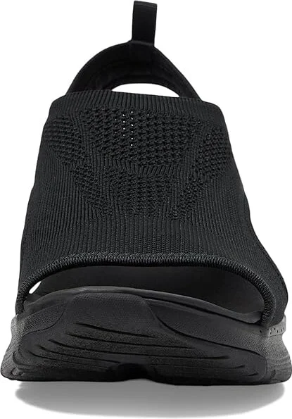SKECHERS Arch Fit - City Catch Women's Shoes Black/Black : 5 B - Medium, Textile - Image 2