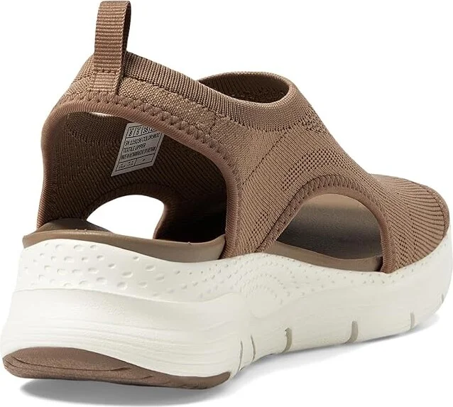 SKECHERS Arch Fit - City Catch Women's Shoes Mocha : 6 B - Medium, Textile - Image 4