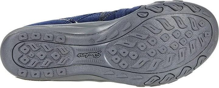SKECHERS Arch Fit Comfy - Bold Statement Women's Shoes Navy : 5 B - Medium, Textile/Leather - Image 3