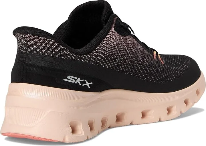 SKECHERS Arch Fit Glide-Step Pro Slip-Ins Women's Shoes Black Coral : 11 B - Medium, Textile - Image 4