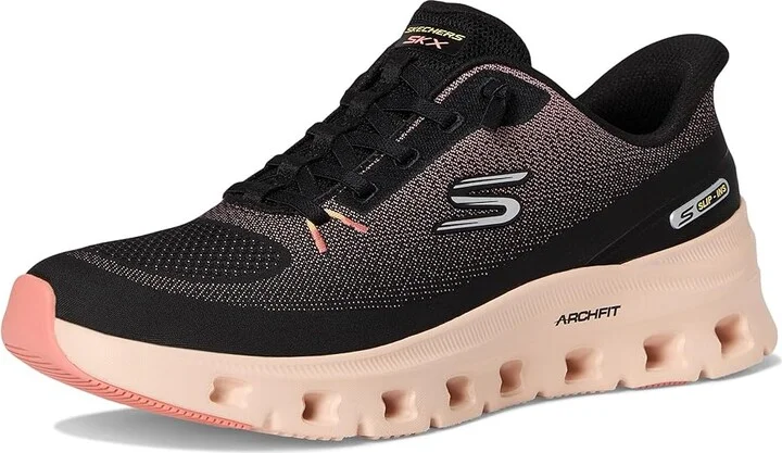 SKECHERS Arch Fit Glide-Step Pro Slip-Ins Women's Shoes Black Coral : 11 B - Medium, Textile - Image 5