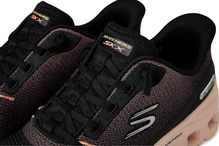 SKECHERS Arch Fit Glide-Step Pro Slip-Ins Women's Shoes Black Coral : 11 B - Medium, Textile - Image 7