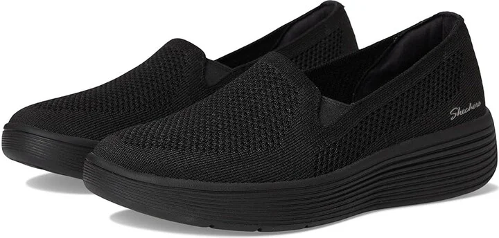 SKECHERS Arch Fit Laguna - Adore Her Women's Shoes Black : 5.5 B - Medium, Rubber