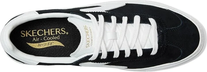 SKECHERS Arch Fit Legend Women's Shoes Black/White : 9.5 B - Medium, Leather/Rubber - Image 2