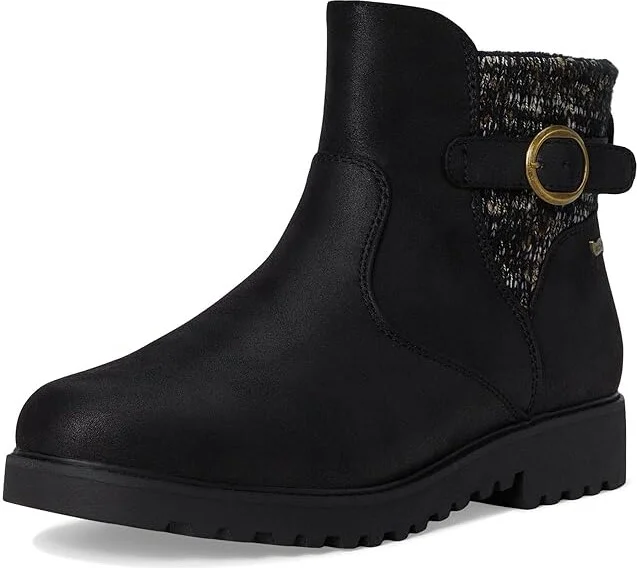 SKECHERS Arch Fit Marlie - Weekend Chat Women's Boots Black/Black : 6.5 B - Medium, Leather - Image 5