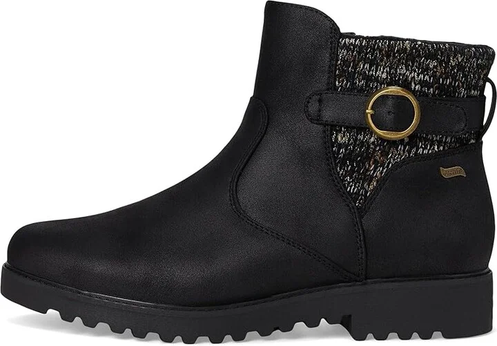 SKECHERS Arch Fit Marlie - Weekend Chat Women's Boots Black/Black : 6.5 B - Medium, Leather - Image 6