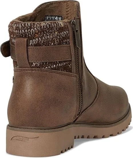 SKECHERS Arch Fit Marlie - Weekend Chat Women's Boots Chocolate : 5.5 B - Medium, Leather - Image 4
