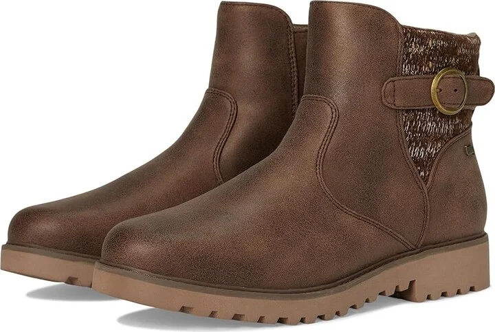 SKECHERS Arch Fit Marlie - Weekend Chat Women's Boots Chocolate : 5.5 B - Medium, Leather