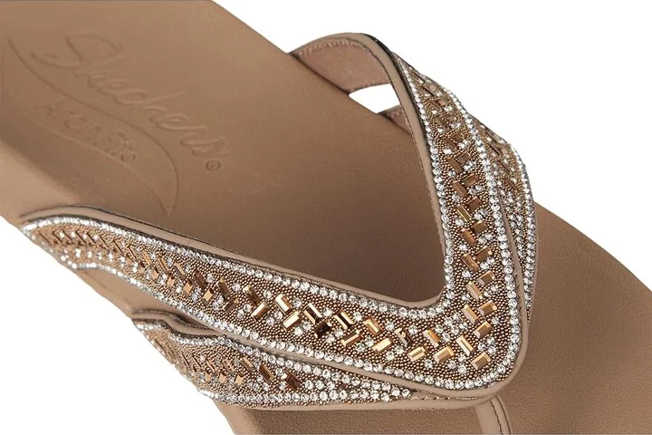 SKECHERS Arch Fit Meditation - True Gem Women's Sandals Mocha : 5 B - Medium, Synthetic - Image 7