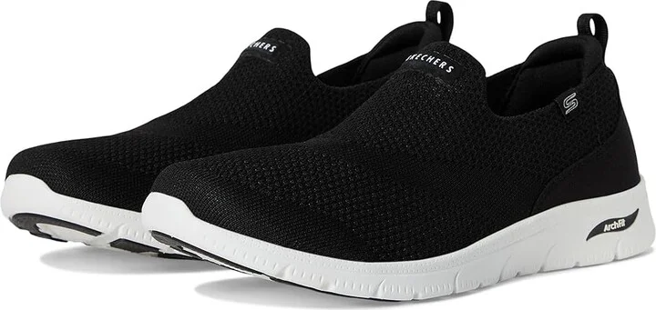 SKECHERS Arch Fit Refine 2.0 Cascade Women's Shoes Black/White : 8 B - Medium