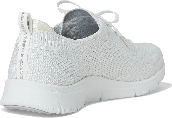 SKECHERS Arch Fit Refine 2.0 Opal Women's Shoes White Silver : 8.5 B - Medium, Synthetic - Image 4