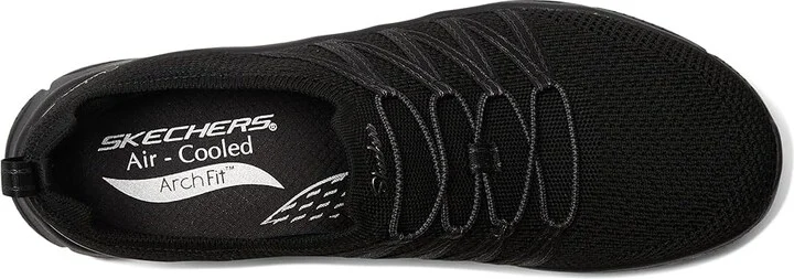 SKECHERS Arch Fit Sunny - Creative Pass Women's Shoes Black : 8 B - Medium, Synthetic - Image 2
