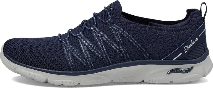 SKECHERS Arch Fit Sunny - Creative Pass Women's Shoes Navy : 9 B - Medium, Synthetic - Image 6