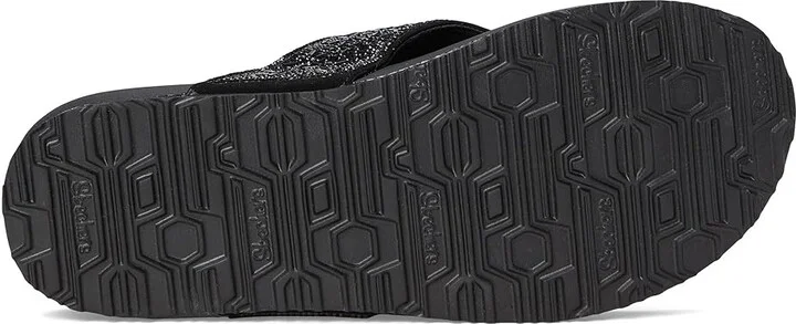 SKECHERS Arch Fit Vinyasa - Glam Time Women's Sandals Black/Black : 8 B - Medium, Rubber - Image 3