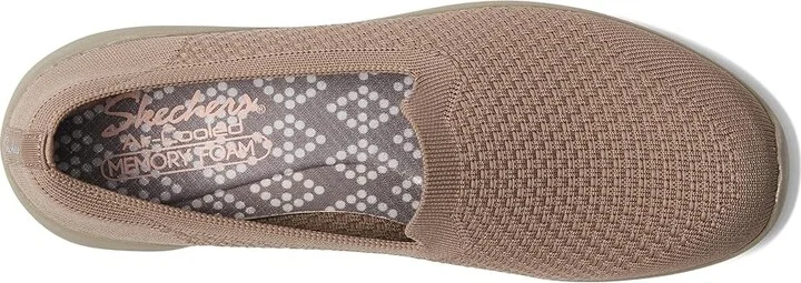 SKECHERS Arya - Clear Skies Women's Shoes Dark Taupe : 5 B - Medium - Image 2