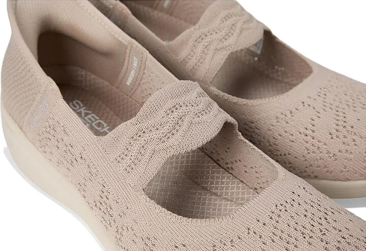 SKECHERS Arya - Oh So Sweet Hands Free Slip-Ins Women's Shoes Taupe : 9 B - Medium, Rubber - Image 7