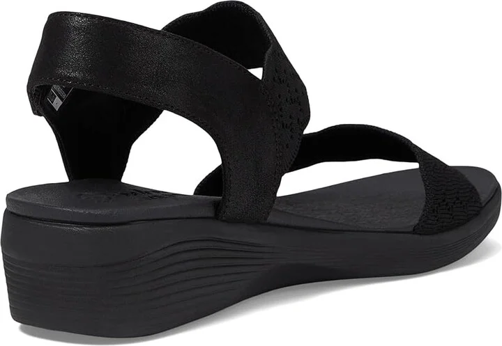 SKECHERS Arya - On The Rise Women's Shoes Black/Black : 9 B - Medium, Synthetic - Image 4