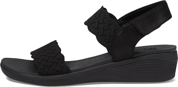SKECHERS Arya - On The Rise Women's Shoes Black/Black : 9 B - Medium, Synthetic - Image 5