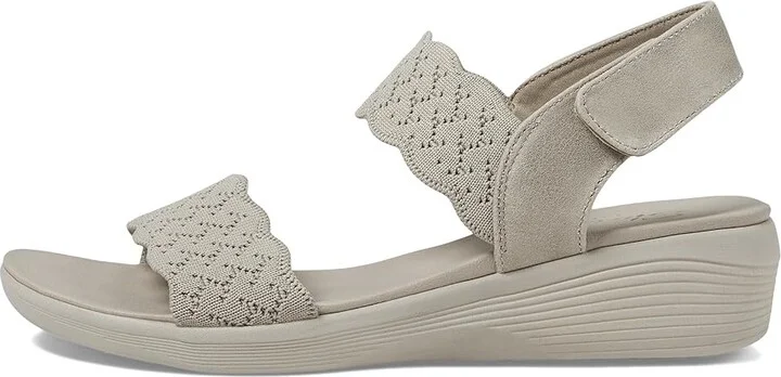 SKECHERS Arya - On The Rise Women's Shoes Taupe : 9 B - Medium, Synthetic - Image 5