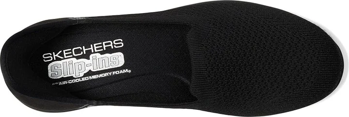SKECHERS Arya- Sweet Voice Hands Free Slip-Ins Women's Flat Shoes Black : 8.5 B - Medium - Image 2