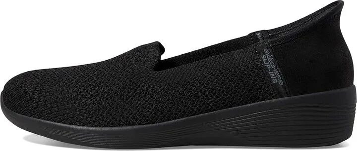 SKECHERS Arya- Sweet Voice Hands Free Slip-Ins Women's Flat Shoes Black : 8.5 B - Medium - Image 6