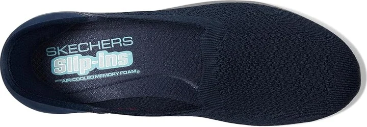 SKECHERS Arya- Sweet Voice Hands Free Slip-Ins Women's Flat Shoes Navy : 8.5 B - Medium - Image 2
