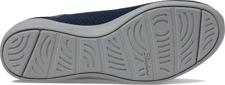 SKECHERS Arya- Sweet Voice Hands Free Slip-Ins Women's Flat Shoes Navy : 8.5 B - Medium - Image 3