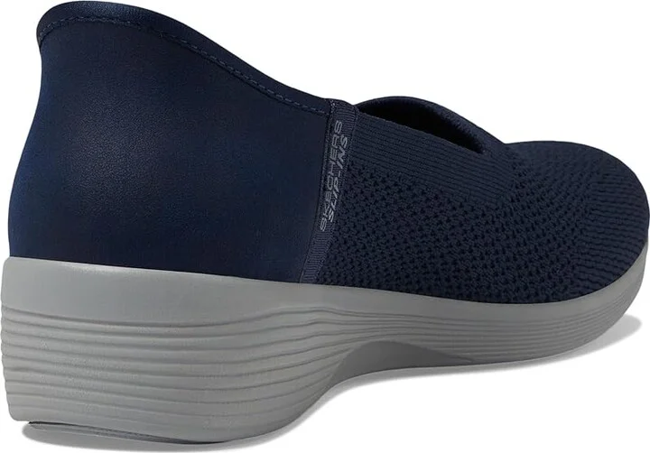 SKECHERS Arya- Sweet Voice Hands Free Slip-Ins Women's Flat Shoes Navy : 8.5 B - Medium - Image 4